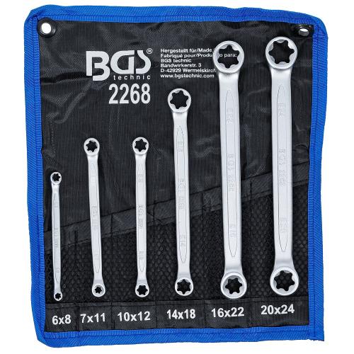 BGS Technic ringnyckelsats E-torx E6-E24
