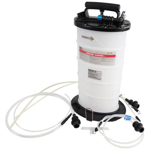 BGS Technic pneumatisk/manuell bromsluftare/oljesug 7,5l