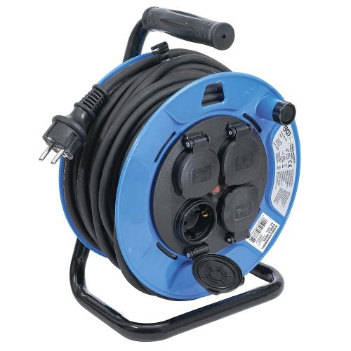 BGS Technic elkabelvinda 230V 1,5mm² IP44 25m