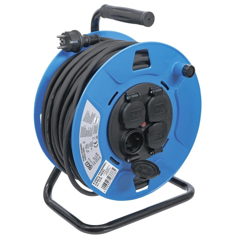 BGS Technic elkabelvinda 230V 1,5mm² IP44 50m