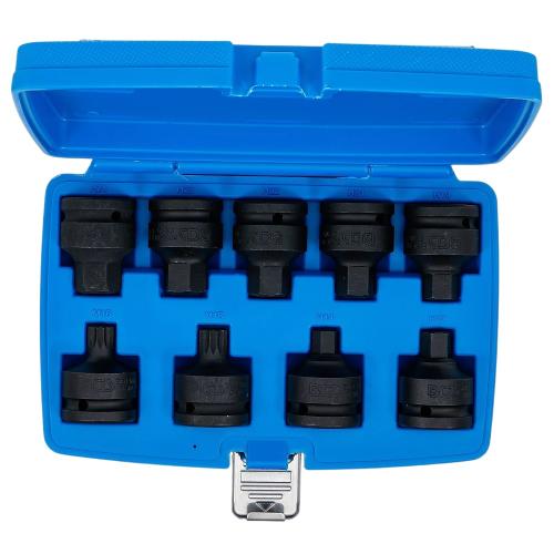 BGS Technic 3/4" krafthylssats insex/XZN (9 delar)