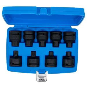BGS Technic 3/4" krafthylssats insex/XZN (9 delar)
