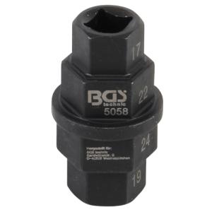 BGS Technic Hjulaxelhylsa 17/19/22/24mm