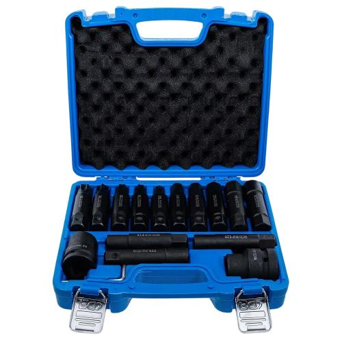 BGS Technic truckrepair lastbil krafthylssats insex/torx 3/4" & 1"