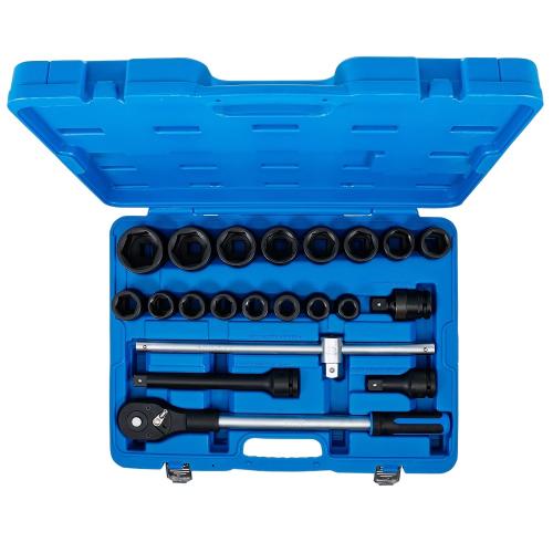 BGS Technic Krafthylsnyckelsats 6pt 3/4" 19-50mm (21 delar)