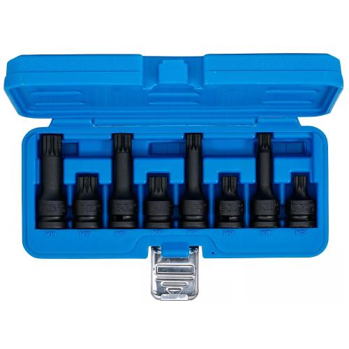 BGS Technic 1/2" krafthylssats XZN korta/långa M12-M18