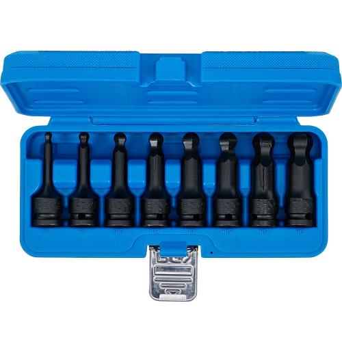 BGS Technic 1/2" krafthylssats insex med kula 6-19mm långa (8 delar)