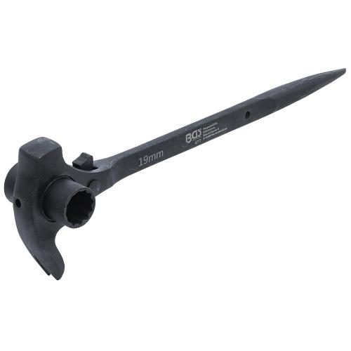 BGS Technic Ställningsnyckel 4-1in-1 19x22mm, fast slaghuvud, kofot
