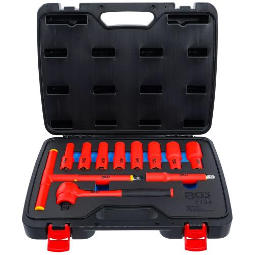 BGS Technic Hylsnyckelsats 1/2" 10-24mm VDE (11 delar)