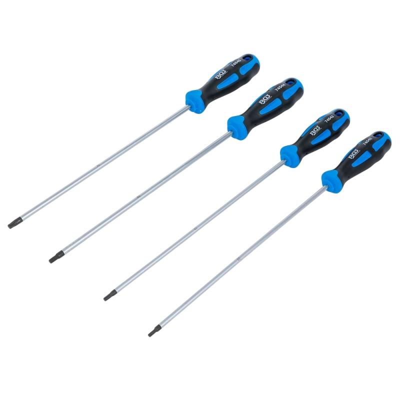 BGS Technic skruvmejselsats extra långa, Torx T15-T30