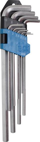 BGS Technic insexnyckelsats (extra långa) 1,5-10mm