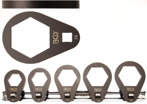 BGS Technic 3/8" oljefilternycklar 24-38mm