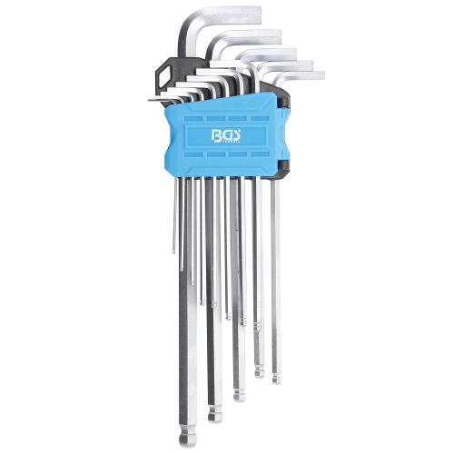 BGS Technic insexnyckelsats extra långa 0,5-3/8" (13st)