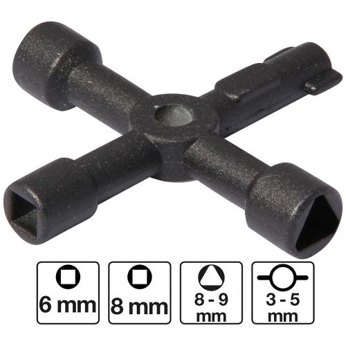 BGS Technic apparatskåpsnyckel, elskåpsnyckel "basic"