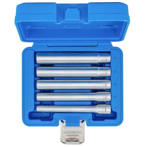 BGS Technic 3/8" 6pt hylssats extra långa (8-14mm)