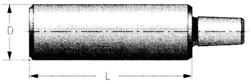 Albrecht borrchucksdorn med cylinderskaft till B10
