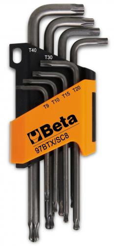 Beta 97BTX/SC8 Torxnyckelsats med kula