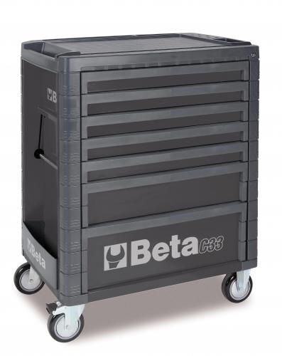 Beta C33/7 Verktygsvagn 7 lådor GRÅ