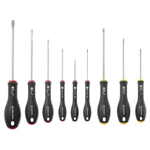 Facom BTPJ9PB Ergotwist skruvmejselsats spår/ph (9st)