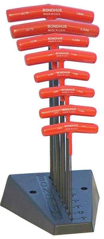 Bondhus BTX80M/S T-handtag insex med/utan kula 2,0-10mm (8st)