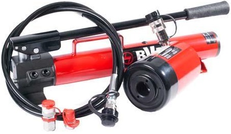 BVA Hydraulics hålcylinderkit med handpump (20 ton)