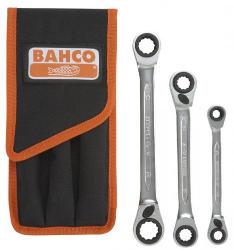Bahco ringspärrnyckelsats (quad) 8-19mm