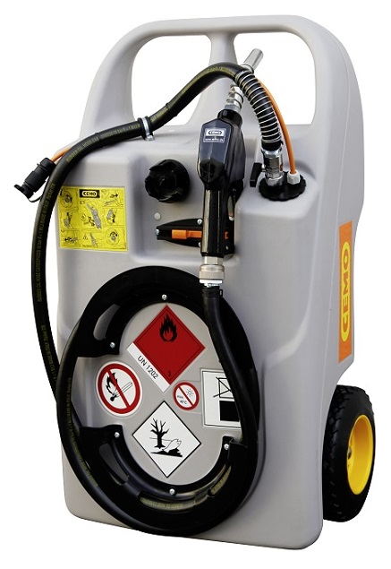 Cemo "Diesel Trolley" 60l 12V dieselpump, automathandtag