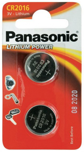 Panasonic Lithium Power CR2016 (2-pack)