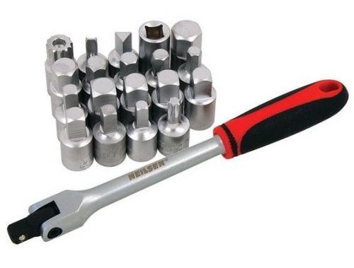 Oljepluggshylsor sats (20 delar)