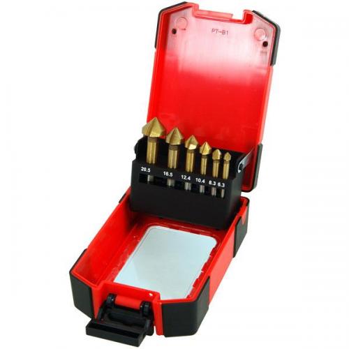 Försänkare 3-skärs 90° 6,3-20,5mm 6st