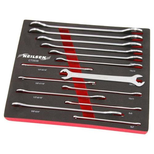 NT U-nyckelsats "Ultra Thin" 6-23mm+1/4-3/4"