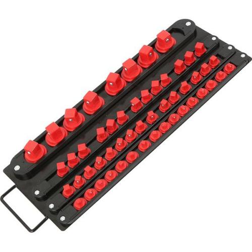 NT Hylshållare, hylsorganiserare 1/4", 3/8", 1/2" och 3/4" (52 clips)