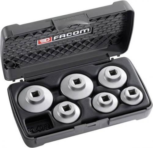 Facom D.163-J6 3/8" hylssats för oljefilterlock 24-38mm