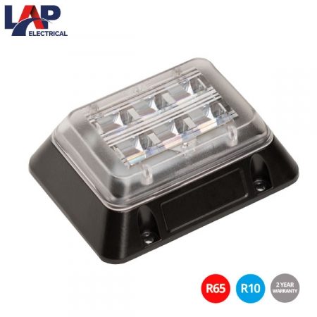 LAP QUAD FLASH LED 3XLED ORANGE