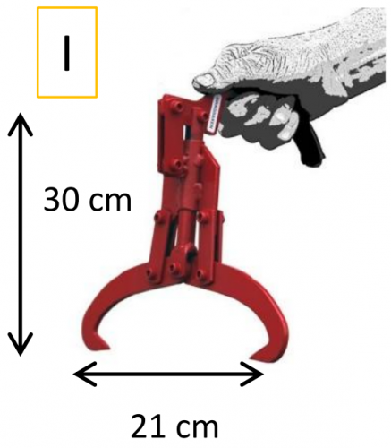 Dragsaxen kort modell, virkessax som sparar din rygg