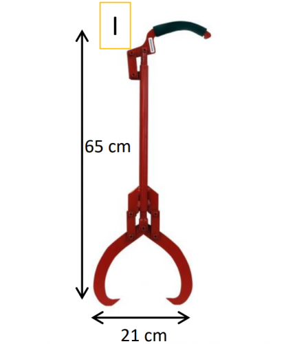Dragsaxen lång modell, virkessax som sparar din rygg
