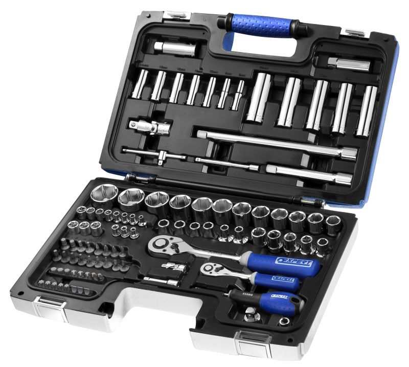 Expert hylsnyckelsats 1/4" & 1/2" i 98 delar