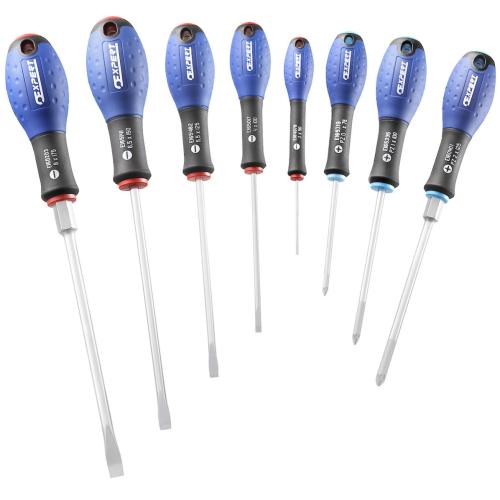 Expert (Bost) skruvmejselsats spår/pz (8st)