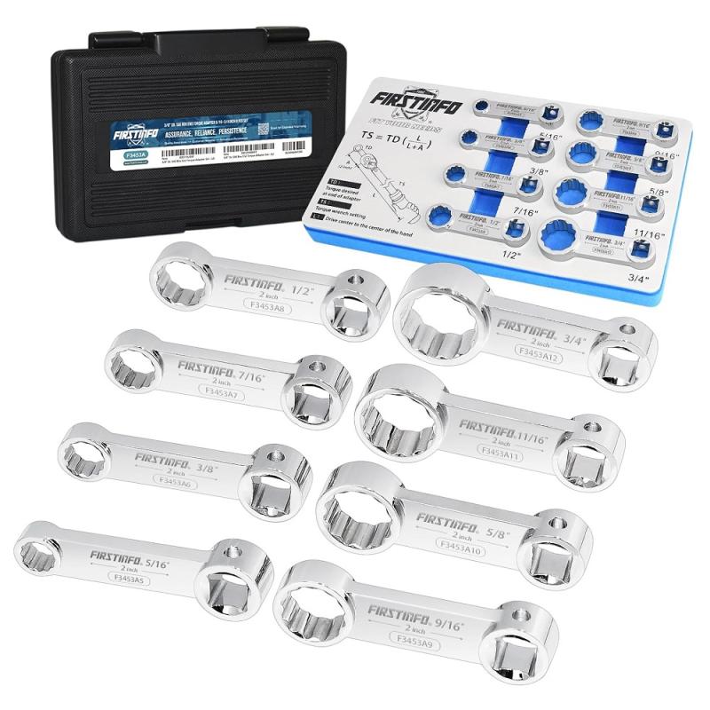 Firstinfo F3453A adaptersats, förlängare 3/8" 12pt SAE