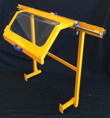 Maskinskydd "TW" fristående med glidskena