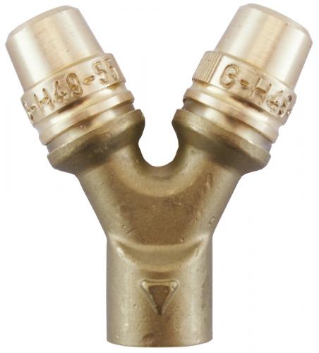 Gloria rundstråledysa tvillingdysa 1mm