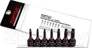 Toptul 3/8" Krafthylssats torx T20-T50