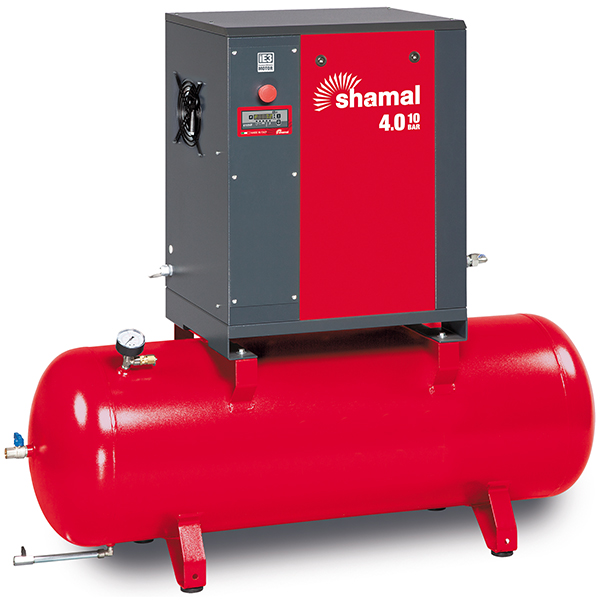 Shamal GHIBLI SE4.0-10-200ES skruvkompressor (5,5hk/10bar/200l)