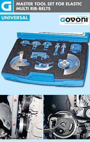 Govoni verktygskit för elastiska multiremmar