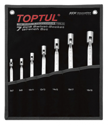 Toptul GPAQ0701 Lednyckelsats (7st)