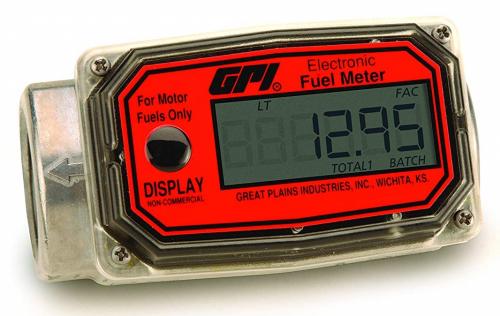 GPI dieselmätare digital 1" för slangmontage