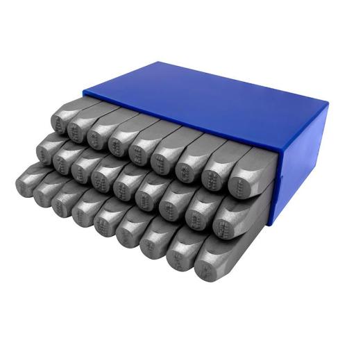 Gravurem "dot type" stansar bokstäver A-Z+& (2,0-12mm)