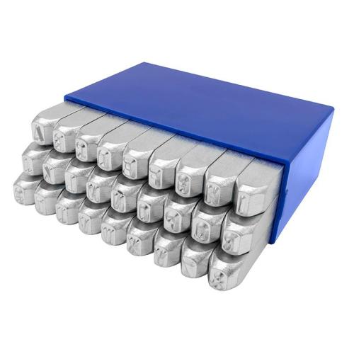 Gravurem "extra härdade" stansar bokstäver A-Z+& (2,0-15mm)