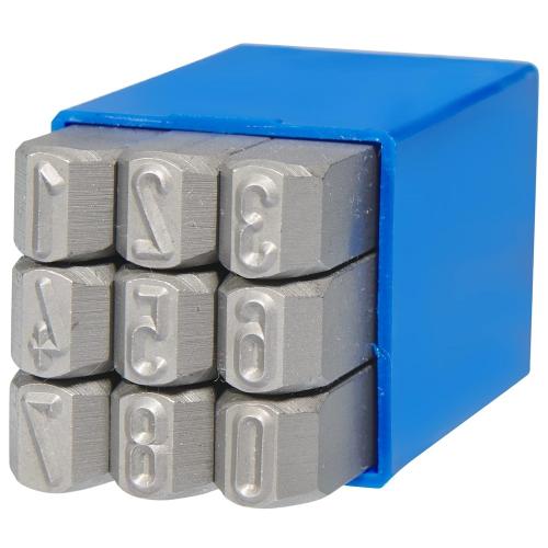 Gravurem "standard" stansar siffror 0-9 (1,0-15mm)