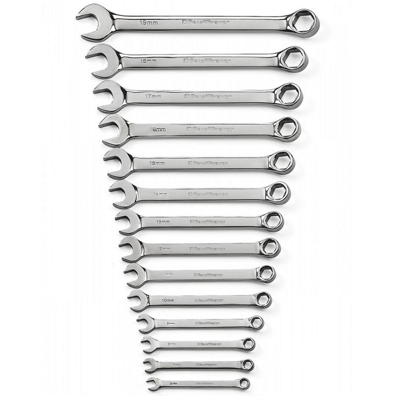 Gearwrench 6pt PU/Blocknyckelsats 6-19mm